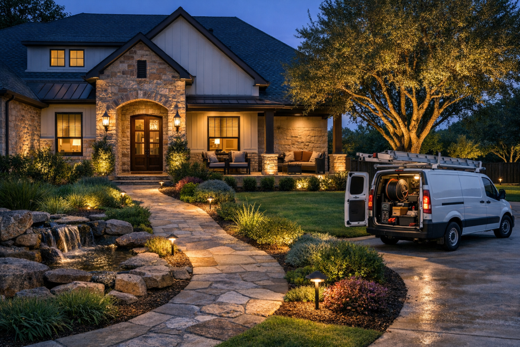 Professional Landscape Lighting Services in Keller, TX