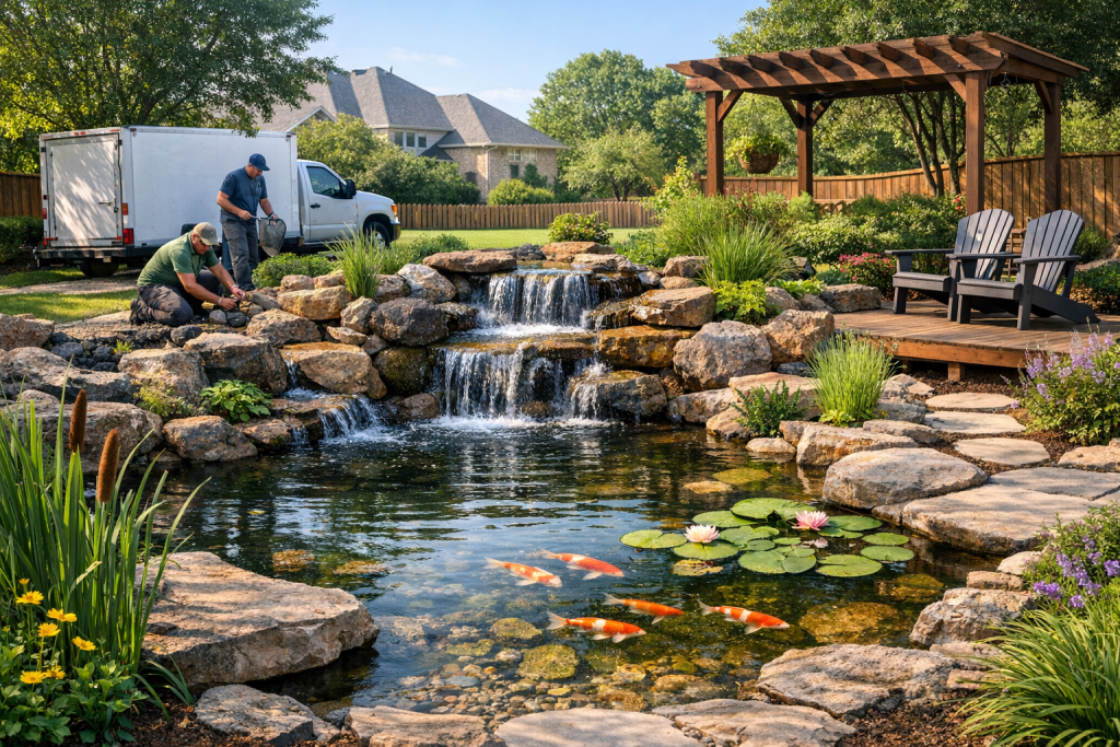 Quality Pond & Water Feature Solutions in Roanoke, TX